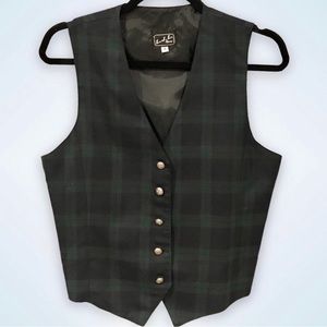 Vintage LJL Blackwatch Lined Vest - 8
